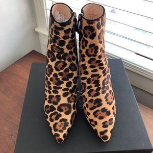NWT J. Crew Leopard Print Ankle Boots